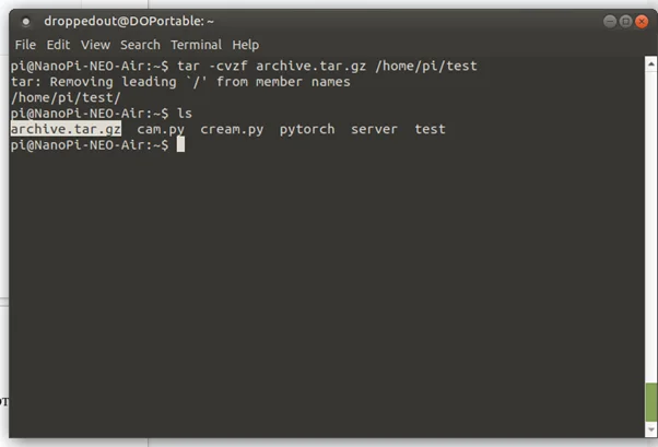 Терминал LINUX