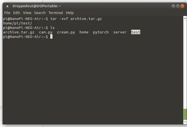 Терминал LINUX