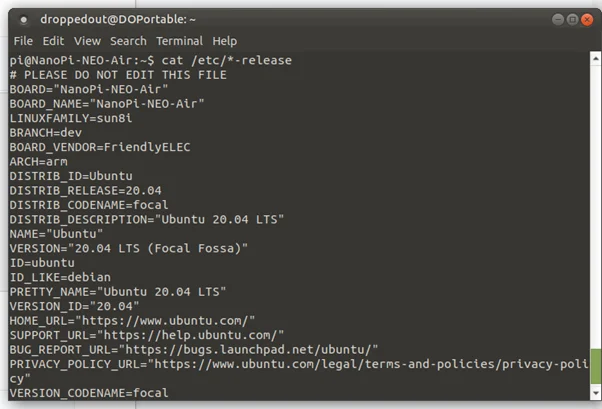 Терминал LINUX