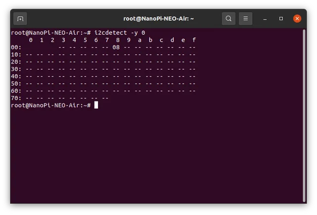 i2c scaner